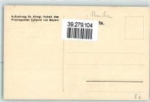 Aufbahrung Prinzregent Luitpold Adel Bayern