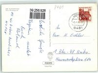 92714 W8481 Pleystein Foto AK Gasthaus Berglergrund
