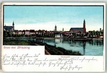 94315 W8440 Straubing 1901 Lithographie Lithographie