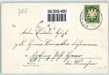 94315 W8440 Straubing 1901 Lithographie Lithographie