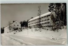 90592 W8501 Rummelsberg Foto AK Winter Erholungsheim Rektor Nicol Haus