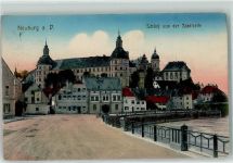 86633 W8858 Neuburg a d Donau - Schloss von der Stadtseite