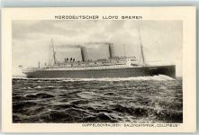 Doppelschrauben Salondampfer Norddeutscher Lloyd Dampfer Columbus