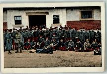 Gefangene Franzosen AK Kriegsgefangener 1915