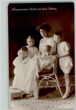 mit Söhnen Adel Kronprinzessin Cecilie 1912