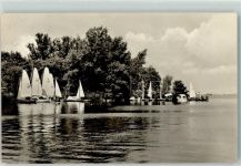 14770 O1800 Brandenburg an der Havel Foto AK An der Malge Segelboote