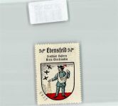 96250 W8629 Ebensfeld Vignette Wappen Kaffee Hag Bauer