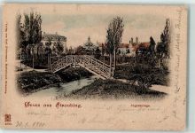 94315 W8440 Straubing 1900 Lithographie Jägeranlage