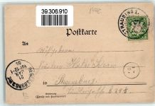 94315 W8440 Straubing 1900 Lithographie Jägeranlage