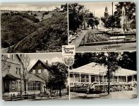 98711 O6315 Schmiedefeld am Rennsteig - Platz des Friedens FDGB Heim Raymonde Dien Lenkgrund Wappen