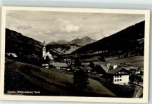 6311 Oberau Foto AK Kirche Berge Tirol