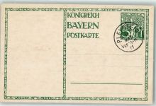 92714 W8481 Pleystein 1911 Privatganzsache