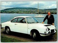 Simca 1200 Sport Segelboot Gewinnspiel Auto Ganzsache