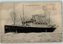 Hamburg Amerika Linie Dampfer Cincinnati Gebrauchsspuren