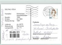 Dreiradwalze Deutag GmbH Baujahr 1906 Bauarbeiter Foto AK