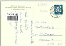 63697 W6476 Hirzenhain , Wetteraukr - Kindererholungsheim Buderus'sche Eisenwerke Wetzlar