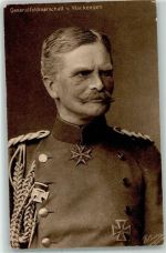 Generalfeldmarschall Orden Wohlfahrtskarte Mackensen