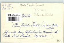 W1000 Berlin Mitte Theater Städtische Oper Sarah Bernhardt Privatfoto AK