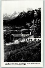 83317 W8221 Neukirchen a Teisenberg Privatfoto KEINE AK Neukirchler Alm Watzmann