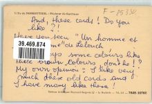 85330 Noirmoutier-en-l'Ile - Pecheur de Sardines Schiff Boot Mann