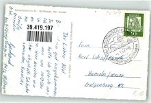 W3549 Wolfhagen Panzerbataillon 54 Wappen Kantine Stabsgebäude VW Käfer Wache Kaserne Foto AK