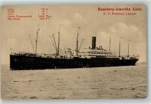 Dampfer P.D President Lincoln Hamburg-Amerika-Line