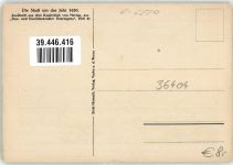 36404 O6220 Vacha Kupferstich Stadt um 1650 Kupferstich Merian