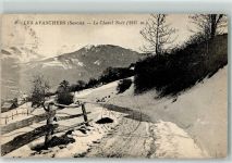 73260 Les Avanchers-Valmorel 1912 - Winter le Cheval Noir