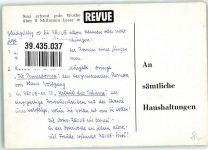 Ostern Werbung Revue Susi Welpe Foto AK