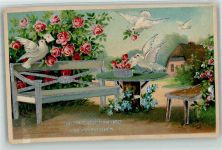 Geburtstag Rosen SB Nr.956 Taube