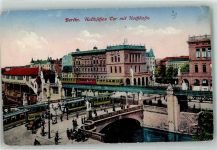 10115 W1000 Kreuzberg - Hallesches Tor mit Hochbahn Straßenbahn