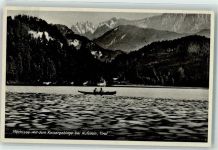 6330 Kufstein - Hechtsee mit dem Kaisrgebirge Ruderboot