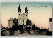 4040 Pöstlingberg 1911 - mit Wallfahrtskirche