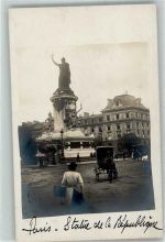 75000 Paris 1909 - Statue de la Republique