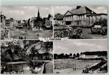 41747 W4060 Viersen Foto AK Neumarkt Bahnhof Kaisermühle Kaiser-Bad