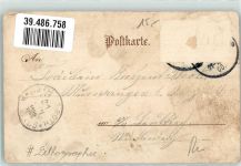 80331 W8000 München 1900 Gebrauchsspuren Schäfflertanz Tracht Lithographie