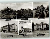 35390 W6300 Gießen , Lahn Foto AK Gleiberg Schiffenberg Universität Bahnhof Stadttheater