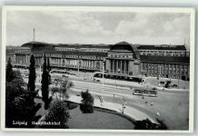 04103 O7000 Leipzig 1939 - Hauptbahnhof Straßenbahn