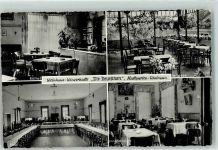 65375 W6227 Hallgarten , Rheingau Werbe AK Weinhaus Winzerhalle Die Deutschen