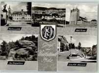 67714 W6757 Waldfischbach-Burgalben - Rathausplatz Kath. Kirche Am Galgenfelsen Welschstrasse