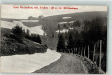 79677 W7869 Belchen im Schwarzwald - Hotel Belchenhaus mit Belchenstrasse