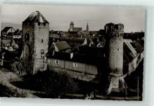 68526 W6802 Ladenburg Foto AK Martinstor Hexenturm Foto Metz