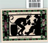 Grünberg Zielona Góra 1921 Notgeldschein Notgeld 75 Pfennig