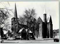 Aarhus Arenhusen Foto AK Ärhus Dimkirki Kirche Auto Fahrrad