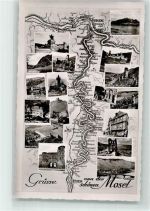 56862 W5587 Pünderich - Foto Original aus Archiv eines Ansichtskartenverlags von Trier bis Koblenz