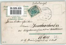 Wiege Kind Serie 187. Schutzengel 1904 Prägedruck