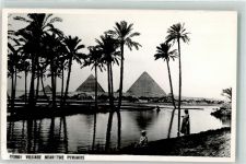 Gizeh Giza Foto AK Pyramiden