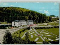 66620 W6696 Nonnweiler Werbe AK Sanatorium Waldhotel Schön Minigolf
