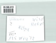 59846 W5768 Wildewiese , Sorpetal FOTO KEINE AK Wild-Hotel Gastraum Ort handschriftlich