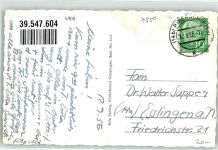 88400 W7950 Biberach an der Riß Foto AK Ort lt. Stempel Auto Oldtimer